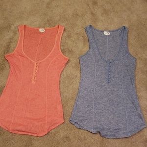 Free people sleep tanks lot of 2